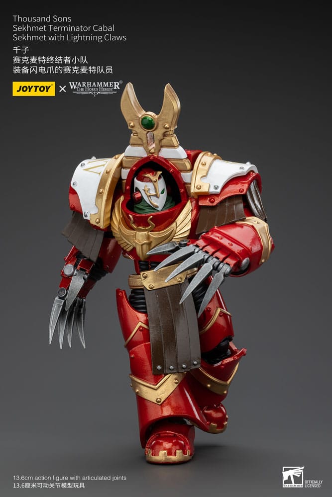 Warhammer The Horus Heresy Actionfigur 1/18 Thousand Sons Sekhmet Terminator Cabal Sekhmet with Lightning Claws 14 cm - Versand: 5-7 Tage nach Bestellung