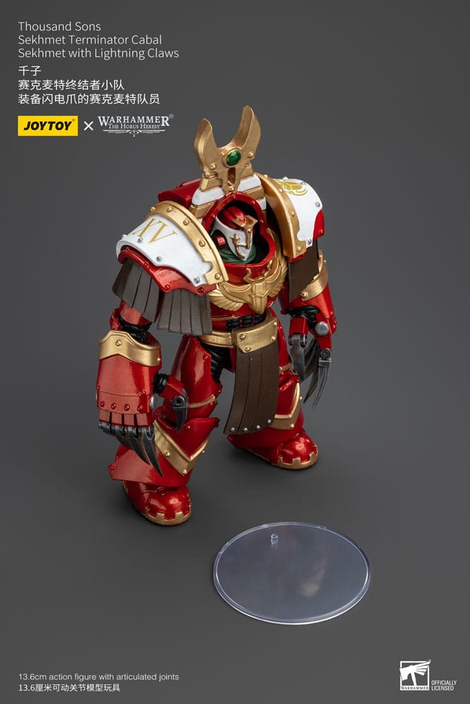Warhammer The Horus Heresy Actionfigur 1/18 Thousand Sons Sekhmet Terminator Cabal Sekhmet with Lightning Claws 14 cm - Versand: 5-7 Tage nach Bestellung