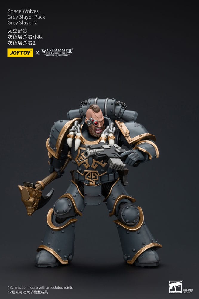 Warhammer The Horus Heresy Actionfigur 1/18 Space Wolves Grey Slayer Pack Grey Slayer 2 12 cm - Preorder - ETA: 10.01.2026