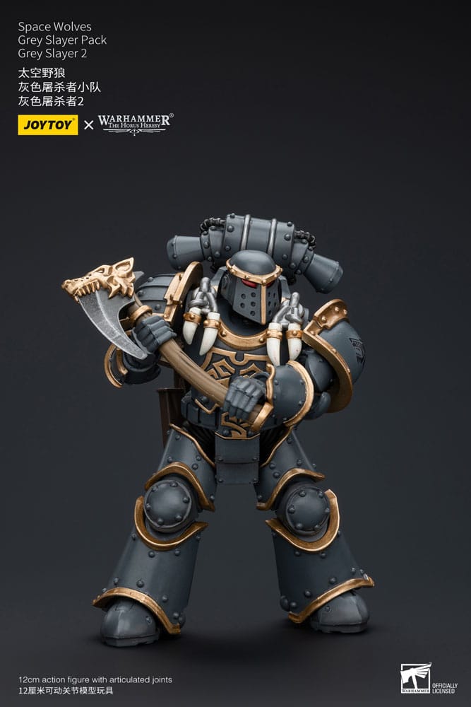Warhammer The Horus Heresy Actionfigur 1/18 Space Wolves Grey Slayer Pack Grey Slayer 2 12 cm - Preorder - ETA: 10.01.2026