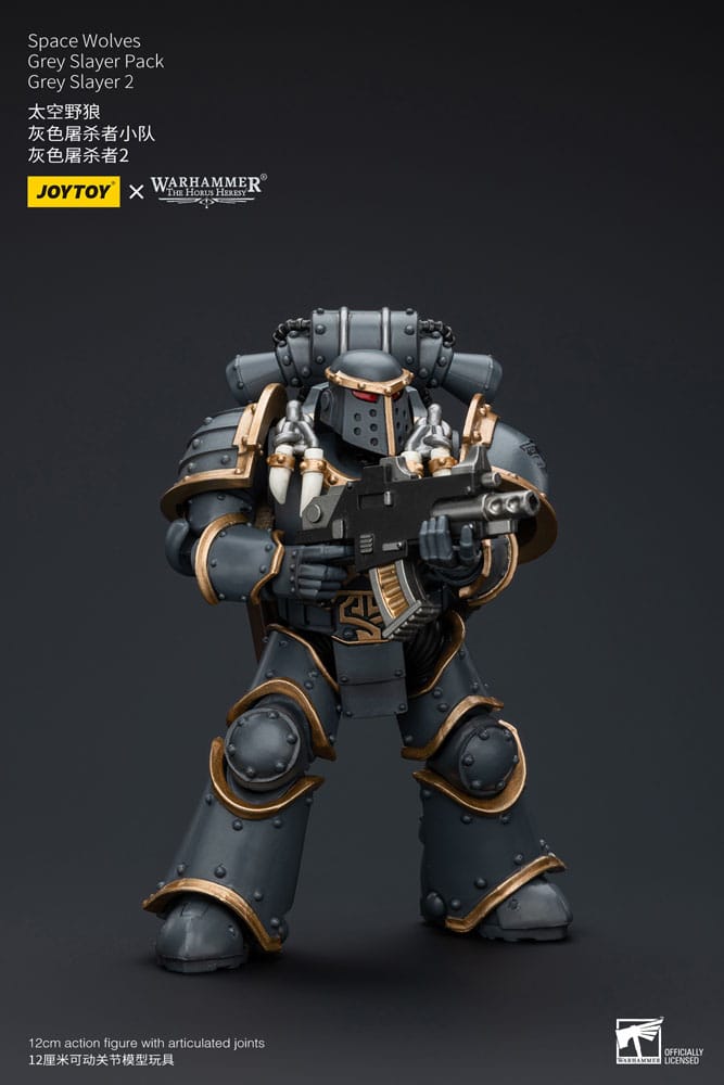 Warhammer The Horus Heresy Actionfigur 1/18 Space Wolves Grey Slayer Pack Grey Slayer 2 12 cm - Preorder - ETA: 10.01.2026