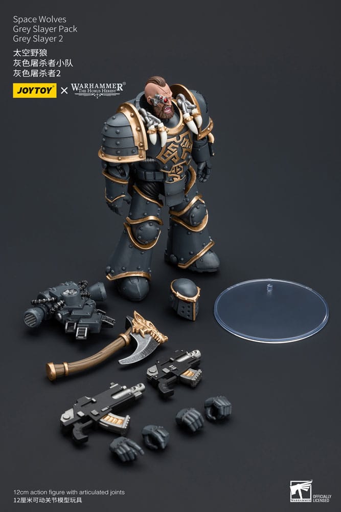 Warhammer The Horus Heresy Actionfigur 1/18 Space Wolves Grey Slayer Pack Grey Slayer 2 12 cm - Preorder - ETA: 10.01.2026