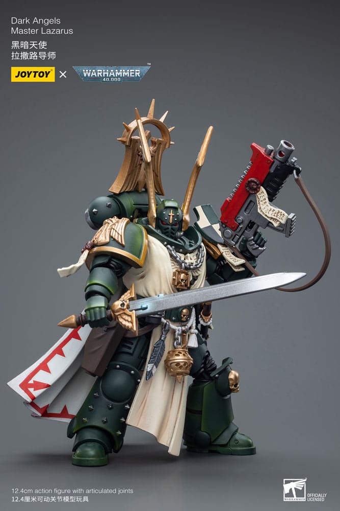 Warhammer 40k Actionfigur 1/18 Dark Angels Master Lazarus 12 cm - Preorder - ETA: 20.10.2025
