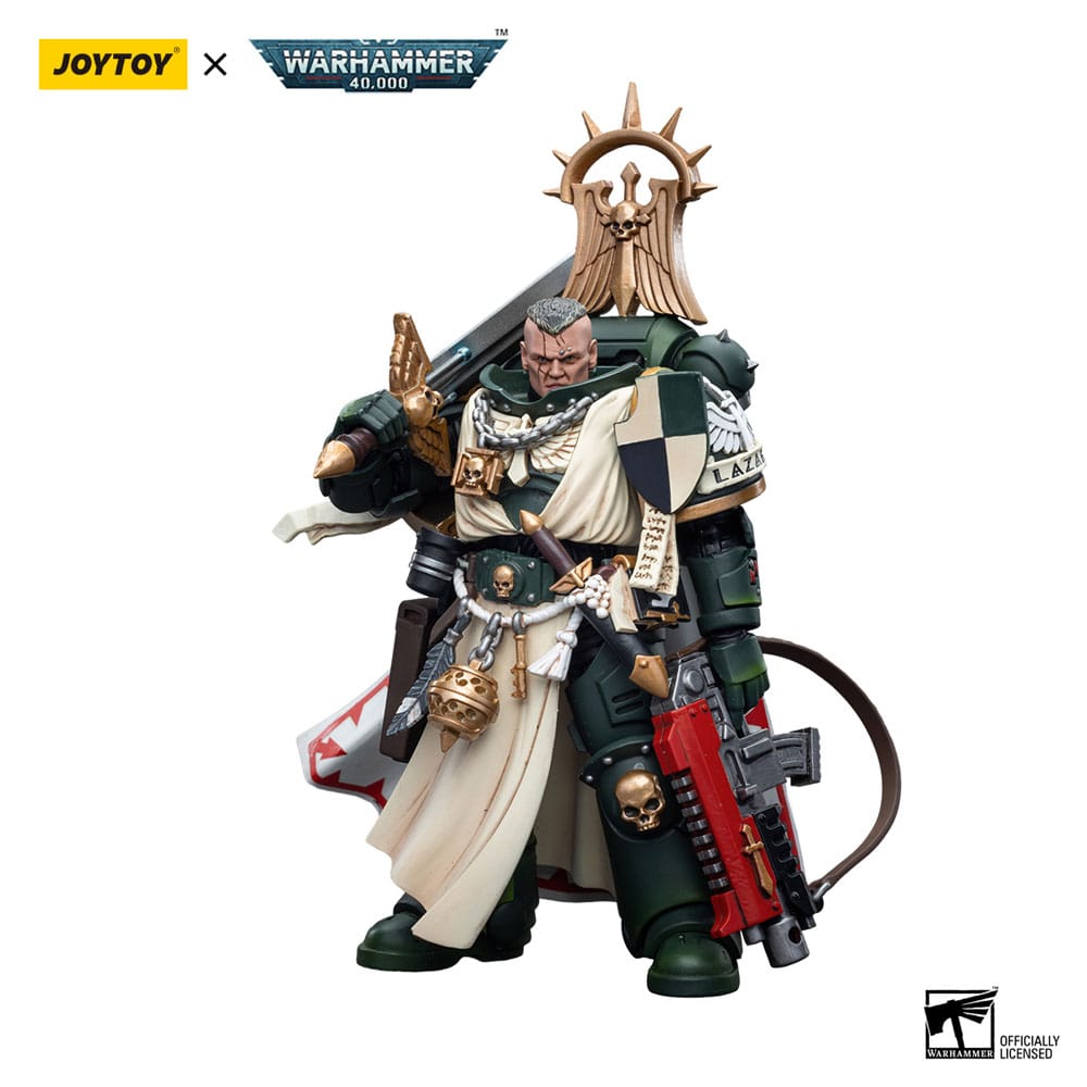 Warhammer 40k Actionfigur 1/18 Dark Angels Master Lazarus 12 cm - Preorder - ETA: 20.10.2025