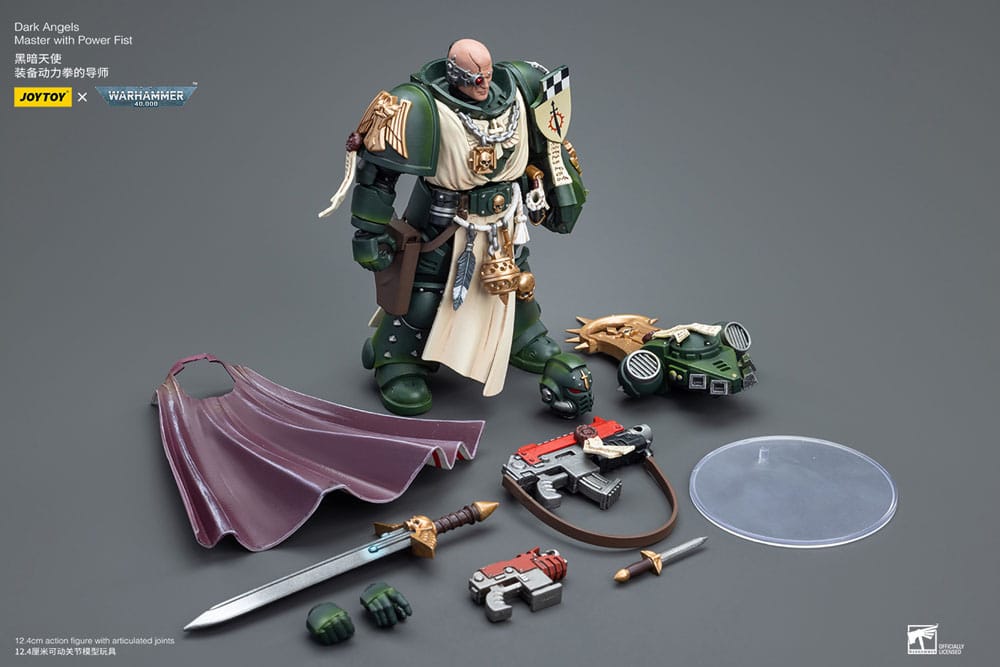 Warhammer 40k Actionfigur 1/18 Dark Angels Master with Power Fist 12 cm - Preorder - ETA: 19.12.2025