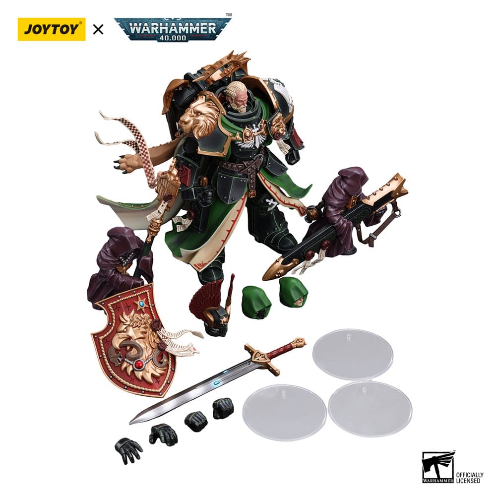 Warhammer 40k Actionfigur 1/18 Dark Angels Primarch Lion El' Jonson 18 cm Reproduktion - Versand: 5-7 Tage nach Bestellung