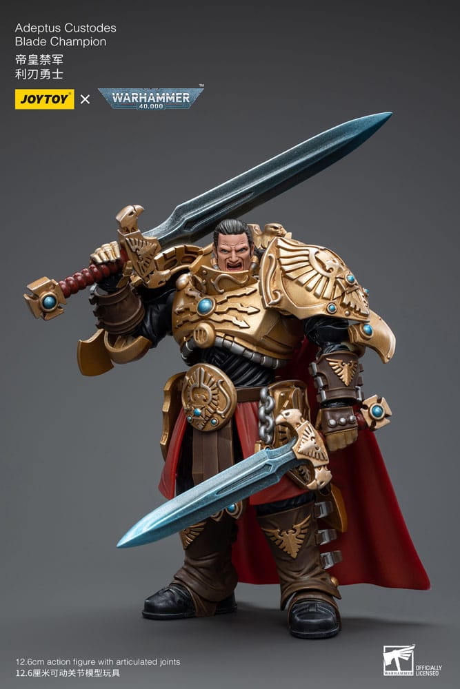 Warhammer 40k Actionfigur 1/18 Adeptus Custodes Blade Champion 12 cm - Versand: 5-7 Tage nach Bestellung