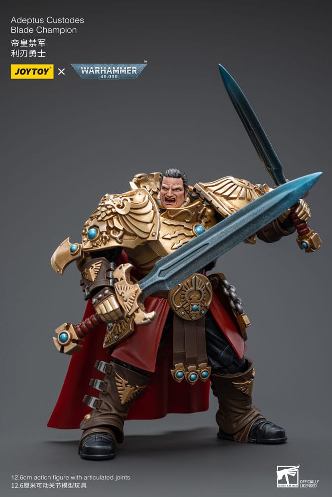 Warhammer 40k Actionfigur 1/18 Adeptus Custodes Blade Champion 12 cm - Versand: 5-7 Tage nach Bestellung