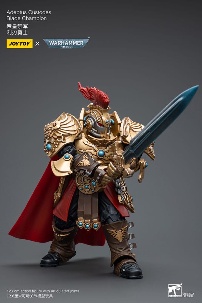 Warhammer 40k Actionfigur 1/18 Adeptus Custodes Blade Champion 12 cm - Versand: 5-7 Tage nach Bestellung