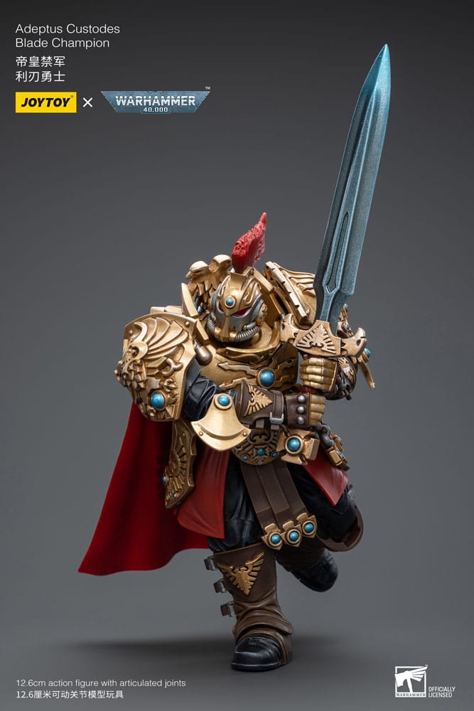 Warhammer 40k Actionfigur 1/18 Adeptus Custodes Blade Champion 12 cm - Versand: 5-7 Tage nach Bestellung