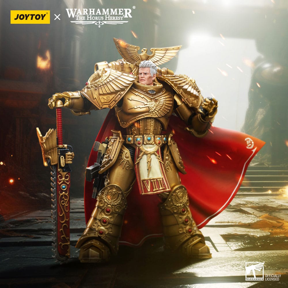 Warhammer The Horus Heresy Actionfigur 1/18 Imperial Fists Rogal Dorn Primarch of the 7th Legion 12 cm - Versand: 5-7 Tage nach Bestellung