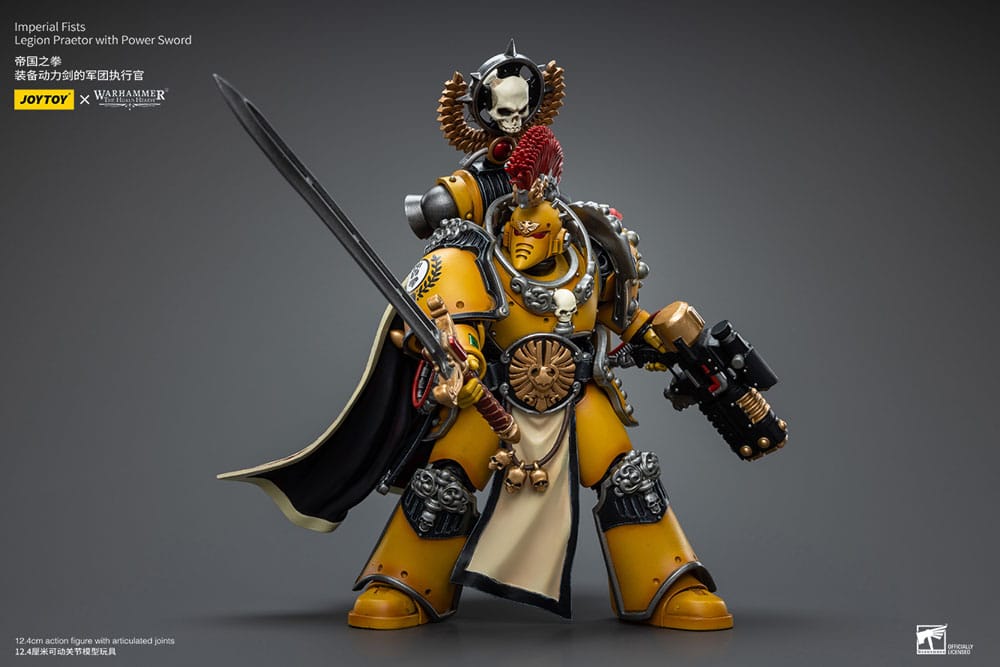 Warhammer The Horus Heresy Actionfigur 1/18 Imperial Fists Legion Praetor with Power Sword 12 cm - Preorder - ETA: 08.09.2025