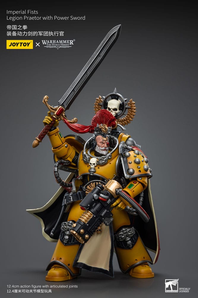 Warhammer The Horus Heresy Actionfigur 1/18 Imperial Fists Legion Praetor with Power Sword 12 cm - Preorder - ETA: 08.09.2025