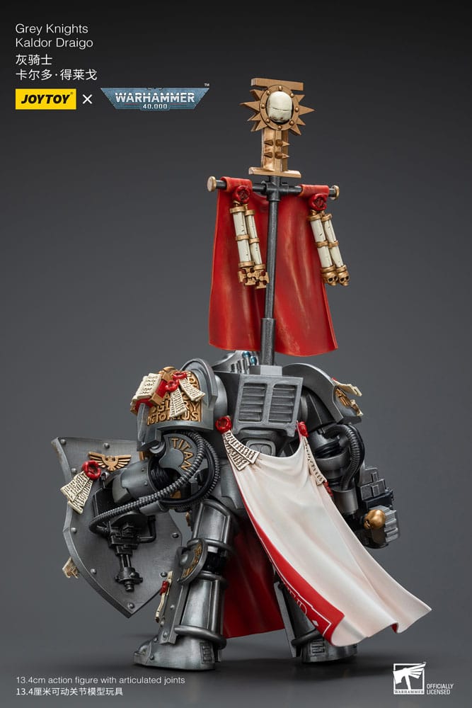 Warhammer 40k Actionfigur 1/18 Grey Knights Kaldor Draigo 14 cm - Versand: 5-7 Tage nach Bestellung
