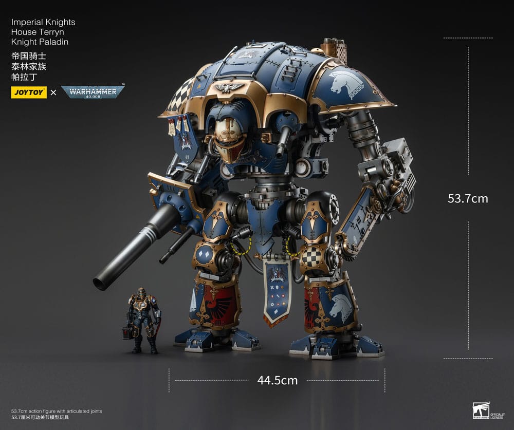 Warhammer 40k Actionfigur 1/18 Imperial Knights House Terryn Knight Paladin 54 cm - Preorder - ETA: 07.11.2025