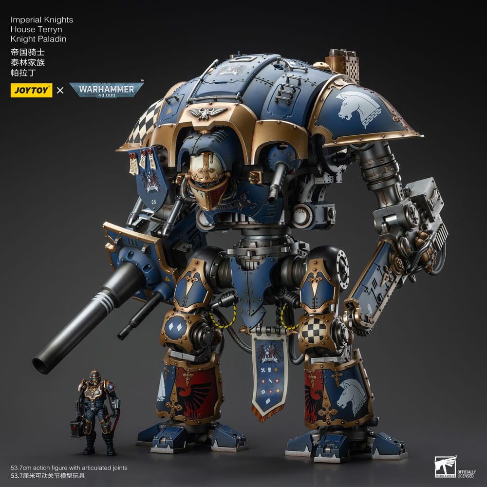 Warhammer 40k Actionfigur 1/18 Imperial Knights House Terryn Knight Paladin 54 cm - Preorder - ETA: 07.11.2025