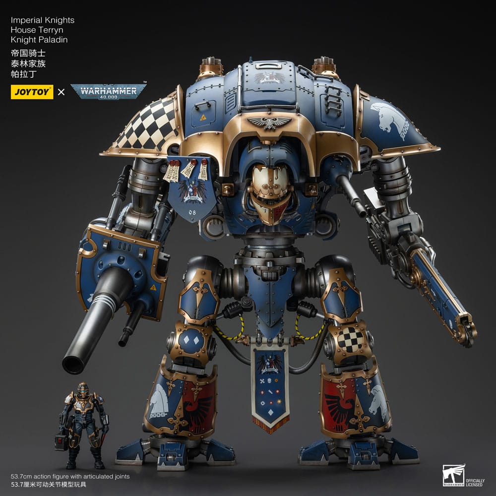 Warhammer 40k Actionfigur 1/18 Imperial Knights House Terryn Knight Paladin 54 cm - Preorder - ETA: 07.11.2025