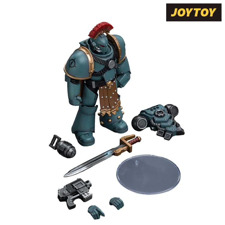 Warhammer The Horus Heresy Actionfigur 1/18 Sons of Horus MKIV Tactical Squad Sergeant with Power Fist 12 cm - Preorder - ETA: 10.01.2026