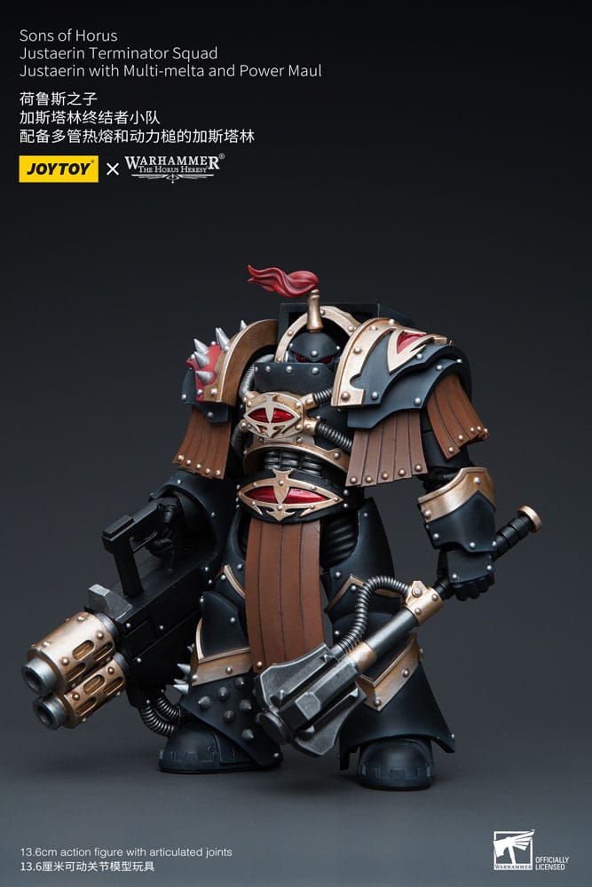 Warhammer The Horus Heresy Actionfigur 1/18 Sons of Horus Justaerin Terminator Squad Justaerin with Multi-melta and Power MauL 12 cm - Versand: 5-7 Tage nach Bestellung