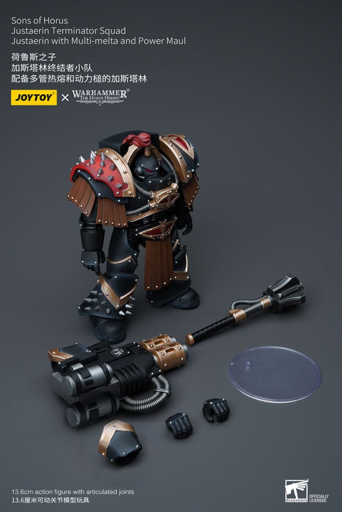 Warhammer The Horus Heresy Actionfigur 1/18 Sons of Horus Justaerin Terminator Squad Justaerin with Multi-melta and Power MauL 12 cm - Versand: 5-7 Tage nach Bestellung