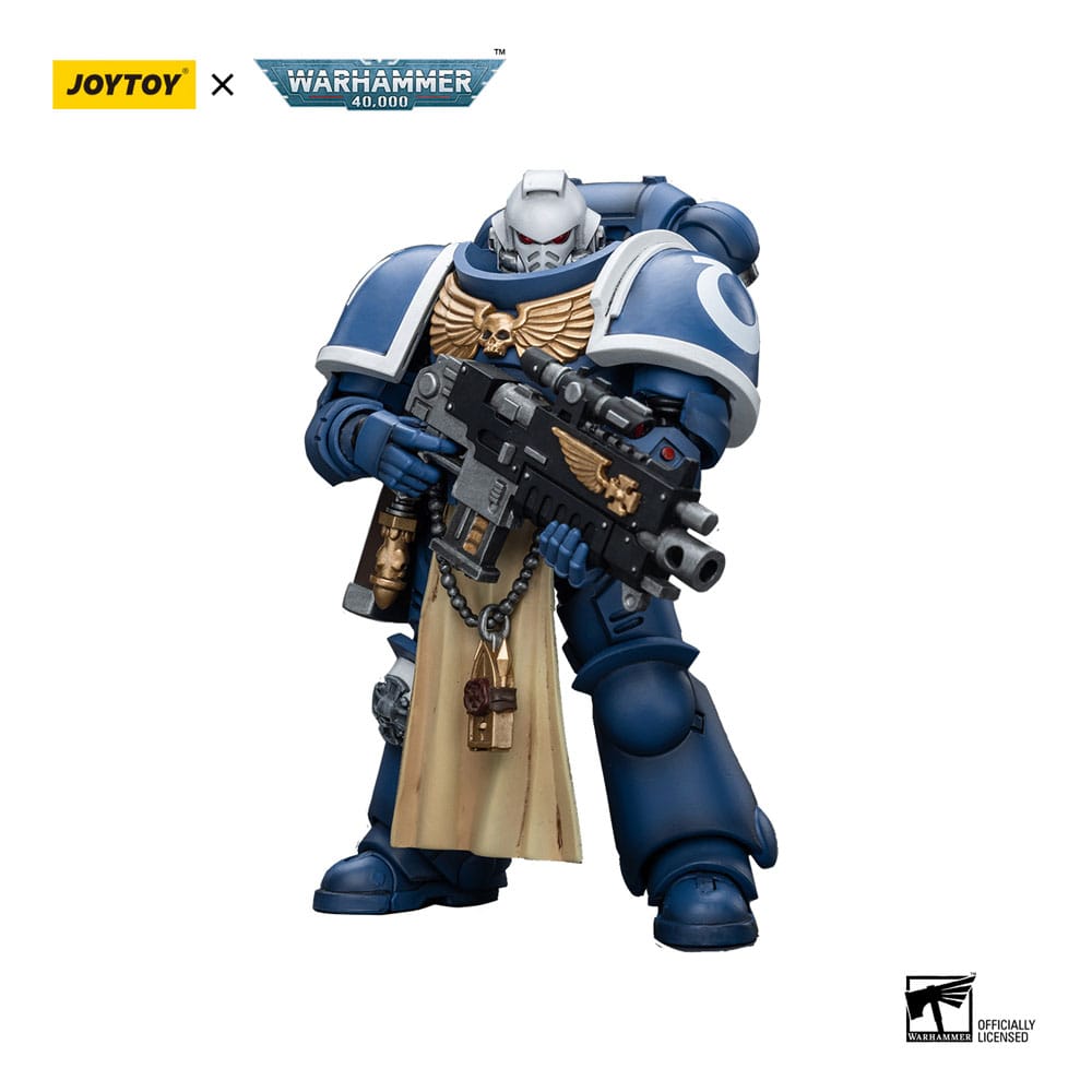 Warhammer 40k Actionfigur 1/18 Ultramarines Sternguard Veteran with Bolt Rifle 12 cm - Preorder - ETA: 24.11.2025