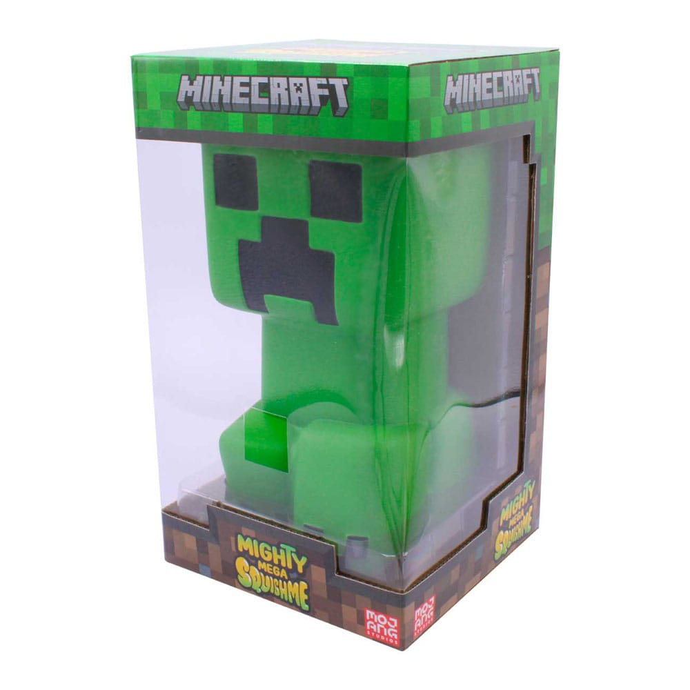 Minecraft Mighty Mega Squishme Anti-Stress-Figur Creeper 25 cm - Versand: 5-7 Tage nach Bestellung