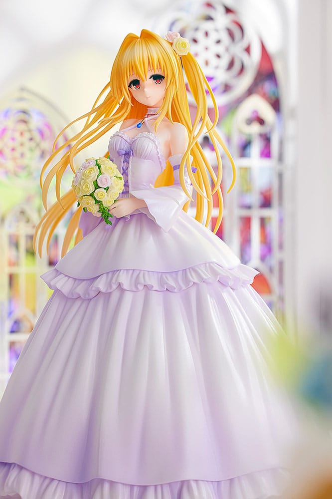 To Love-Ru Darkness PVC Statue 1/7 Golden Darkness Wedding Dress Ver. 23 cm - Versand: 5-7 Tage nach Bestellung