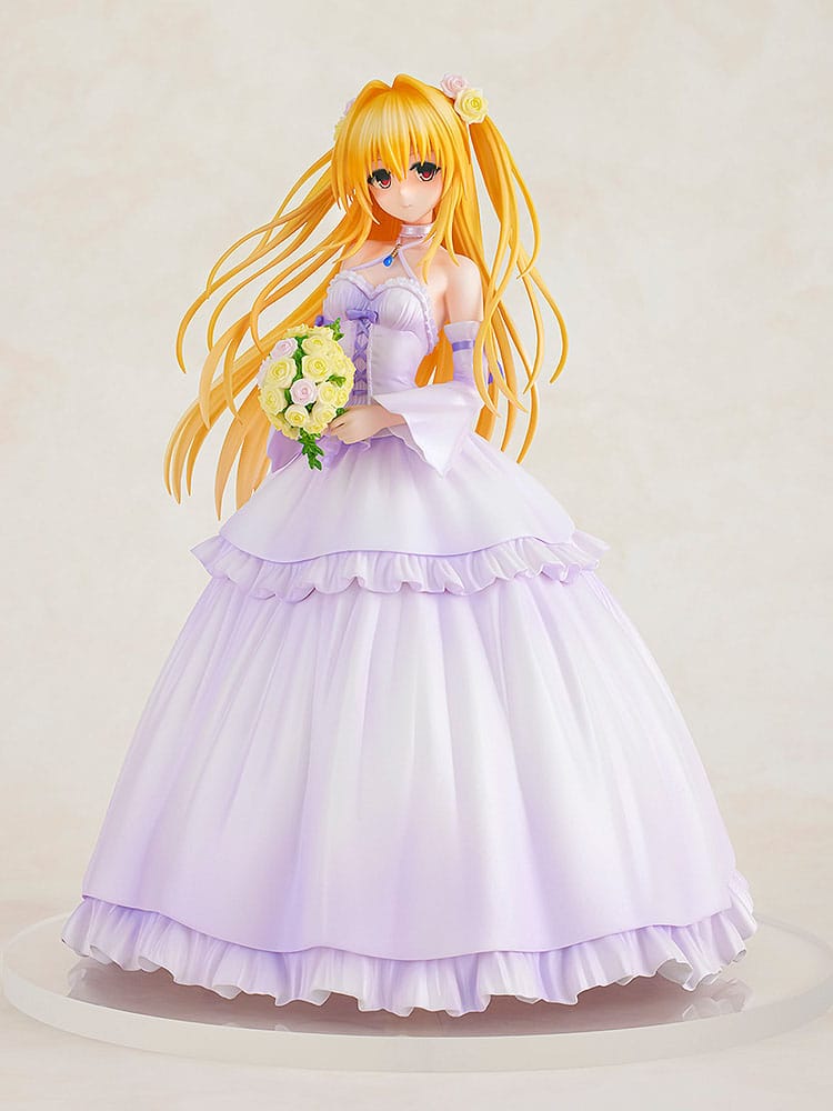 To Love-Ru Darkness PVC Statue 1/7 Golden Darkness Wedding Dress Ver. 23 cm - Versand: 5-7 Tage nach Bestellung