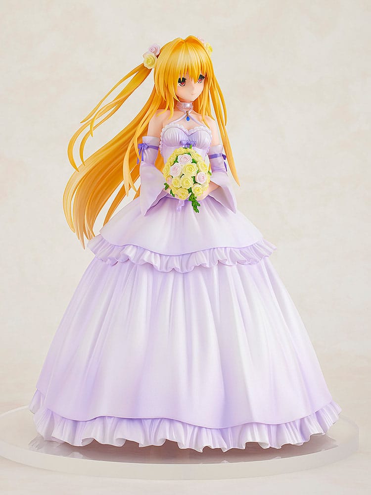 To Love-Ru Darkness PVC Statue 1/7 Golden Darkness Wedding Dress Ver. 23 cm - Versand: 5-7 Tage nach Bestellung
