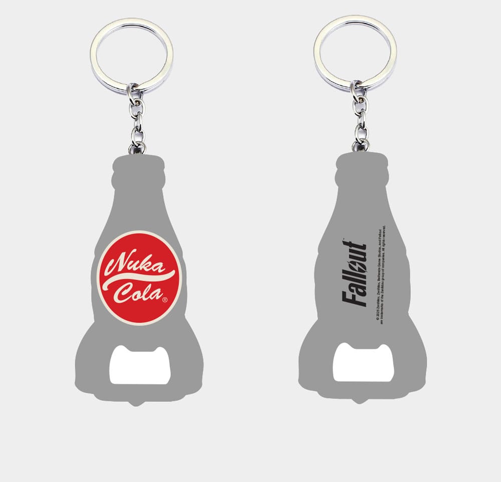 Fallout Schlüsselanhänger mit Flaschenöffner Nuka Cola Logo - Preorder - ETA: 25.10.2025