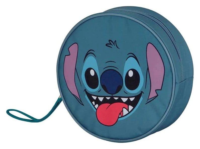 Lilo & Stitch Jumbo Kulturbeutel Face Blue - Versand: 7 Tage nach Bestellung