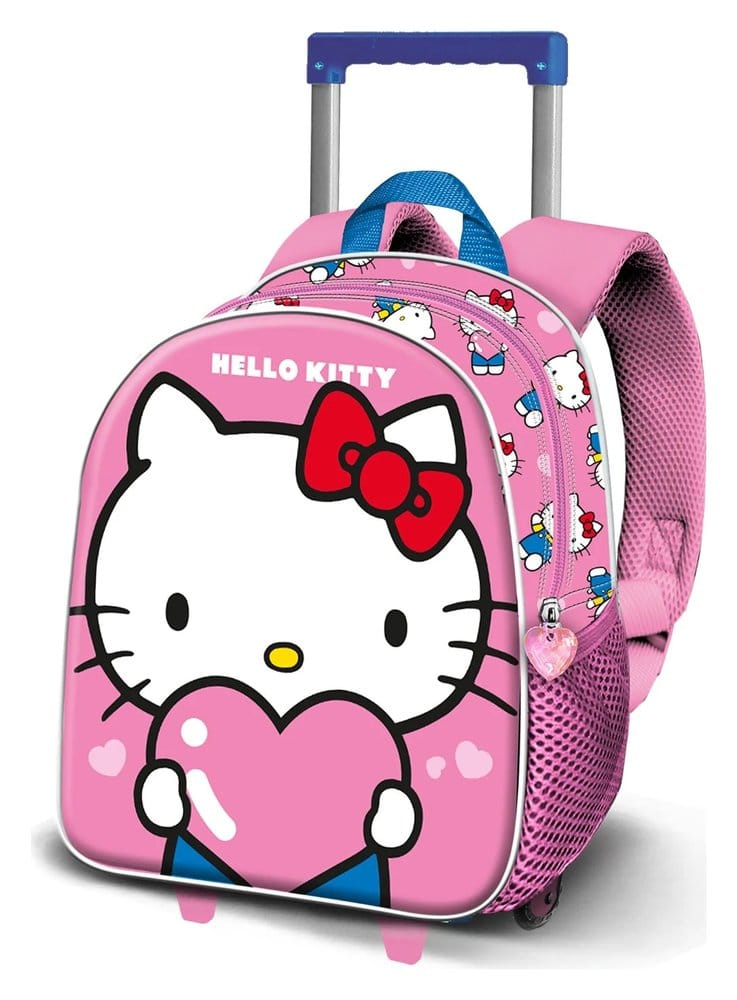 Sanrio Small 3D Rucksack mit Rollen Hello Kitty Heart - Preorder - ETA: 27.07.2026