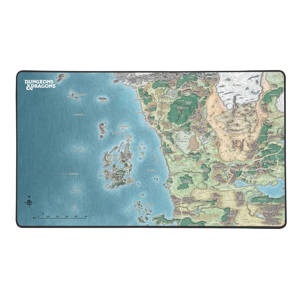 Dungeons & Dragons XL Mousepad Faerun Map - Versand: 5-7 Tage nach Bestellung
