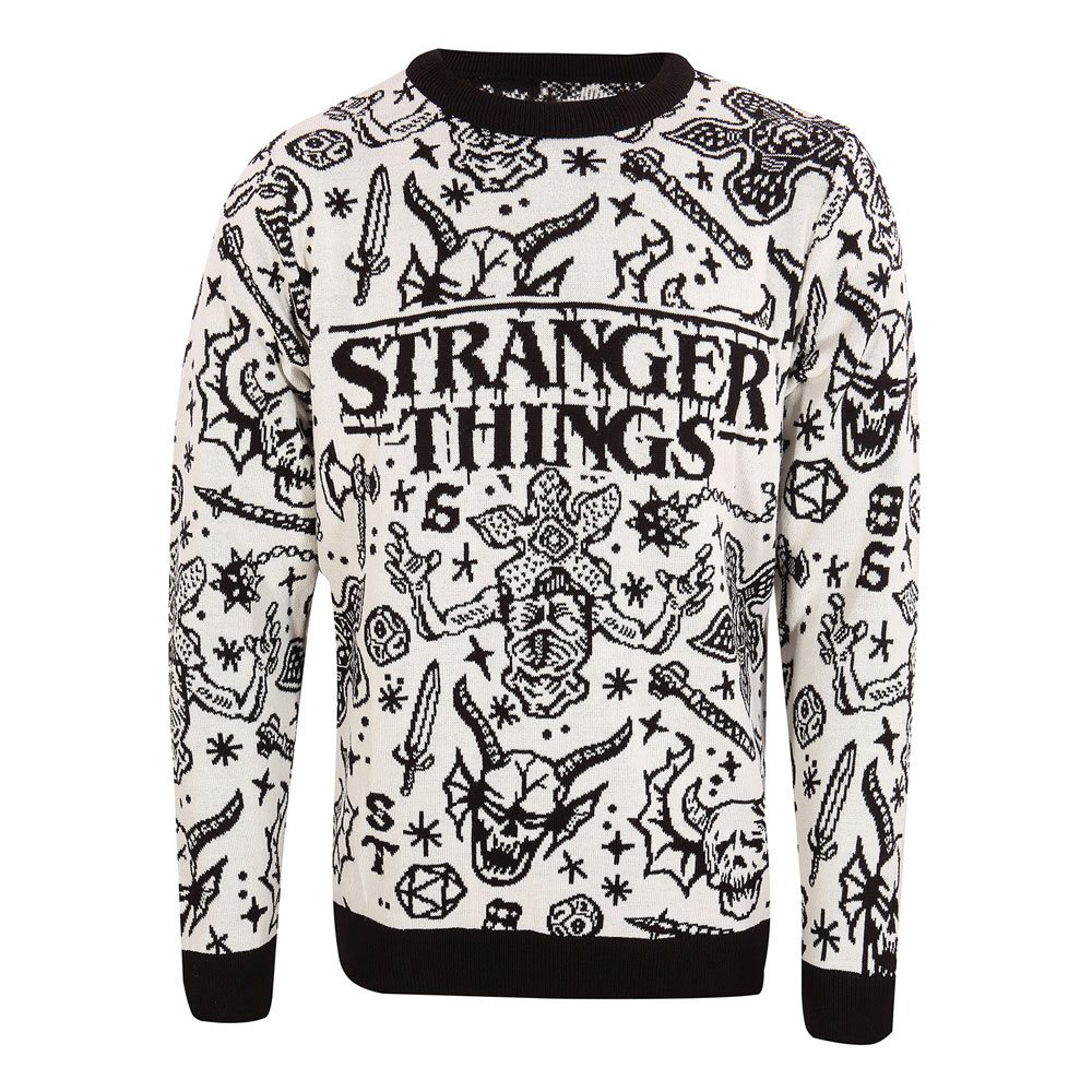 Stranger Things Sweatshirt Christmas Jumper Collage Größe M - Preorder - ETA: 09.12.2025