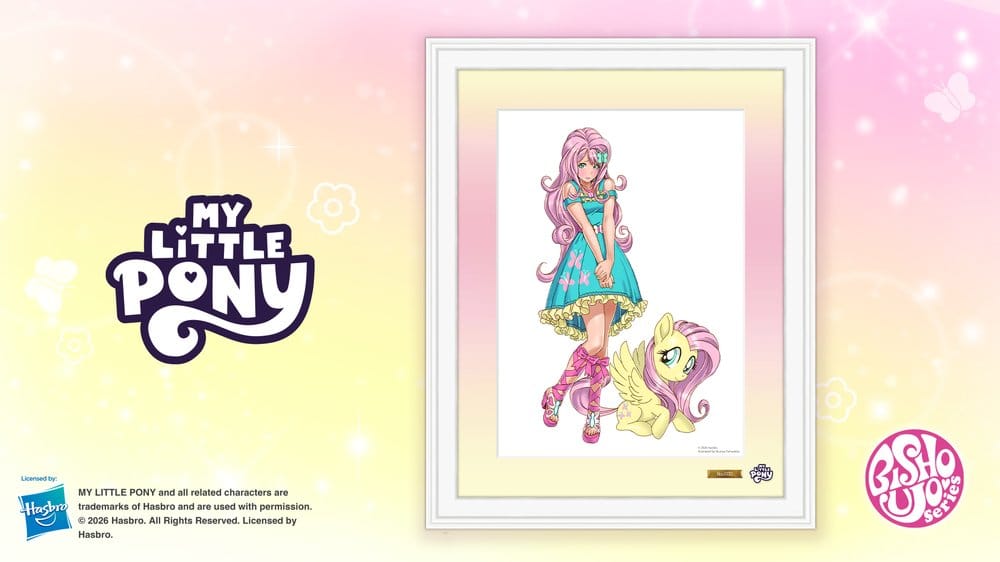 My Little Pony Chara Fine Graph Kunstdruck Bishoujo Fluttershy 43 cm - Preorder - ETA: 23.04.2027