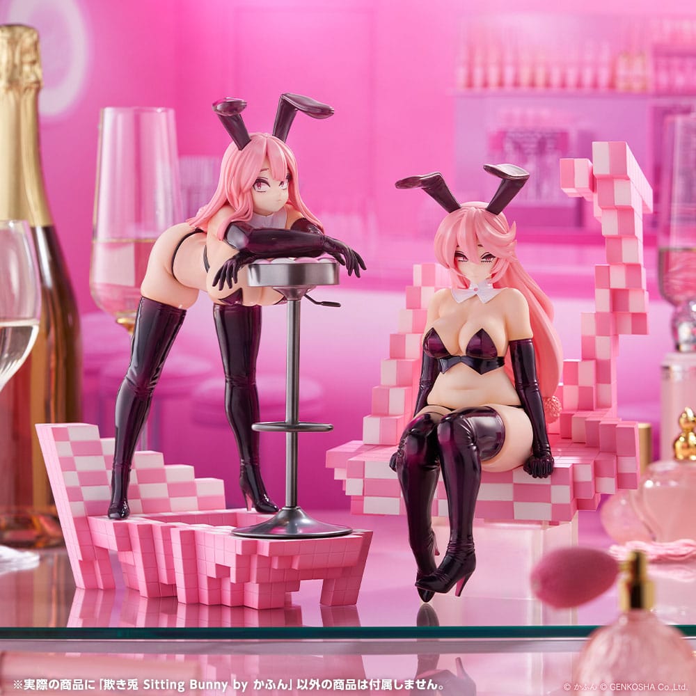 Original Character Trick Bunnies PVC Statue 1/7 Sitting Bunny Illustration by Kafun 24 cm - Preorder - ETA: 25.05.2026