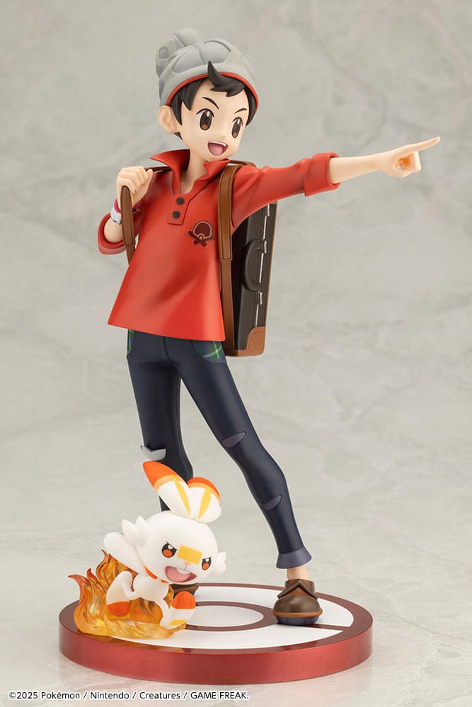 Pokémon ARTFXJ Statue 1/8 Victor & Hopplo 21 cm - Versand: 5-7 Tage nach Bestellung