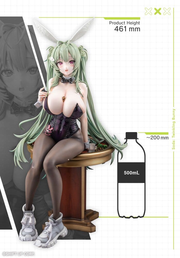Goddess of Victory: Nikke PVC Figur 1/4 Soda: Twinkling Bunny 47 cm - Preorder - ETA: 25.10.2027