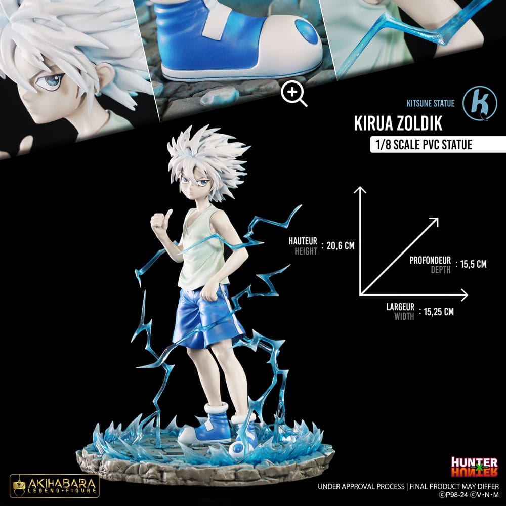 Hunter × Hunter Akihabara Legend Figure PVC Statue 1/8 Killua (God Speed Mode) 21 cm - Preorder - ETA: 25.09.2025