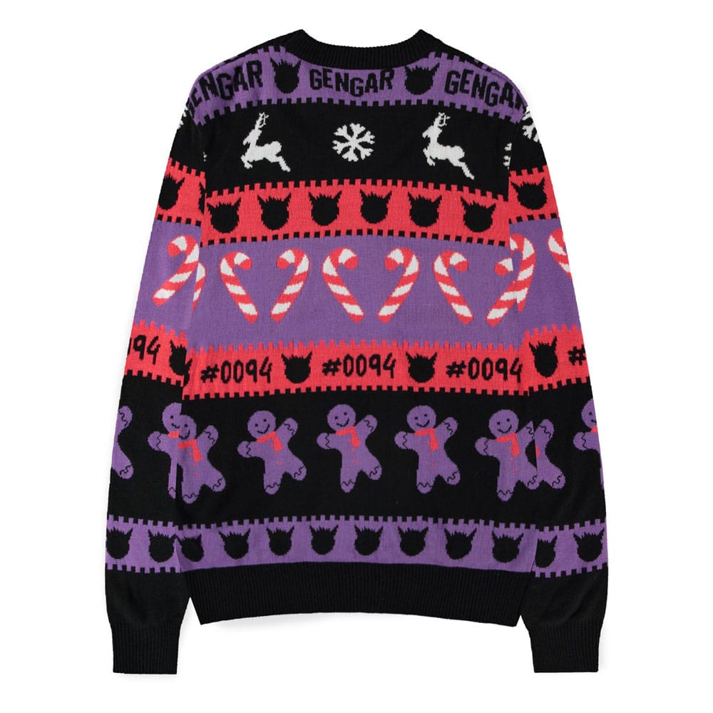 Pokémon Pullover Gengar (Christmas Jumper) Größe M - Preorder - ETA: 25.10.2025