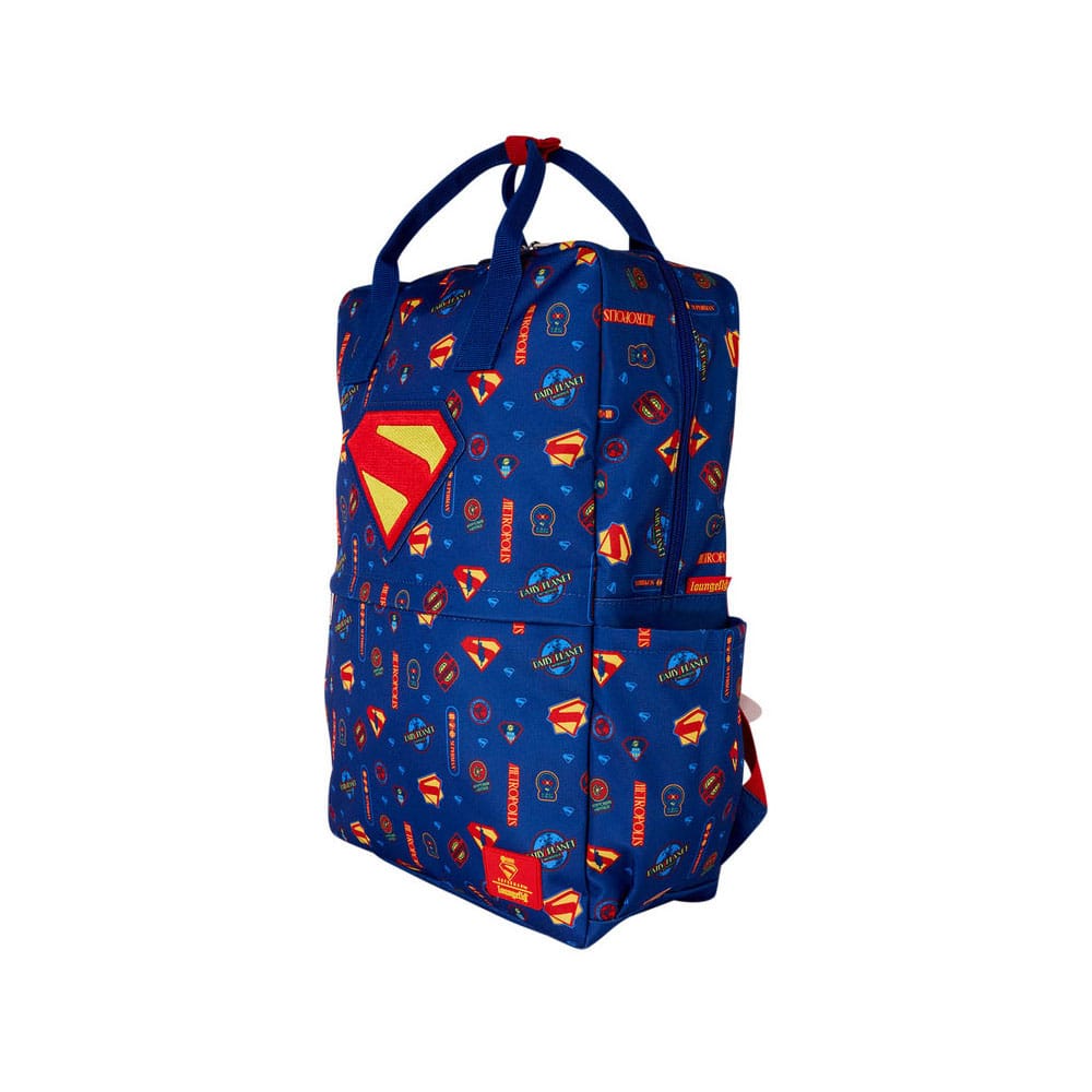 DC Comics by Loungefly Full-Size Nylon Rucksack Superman - Versand: 5-7 Tage nach Bestellung