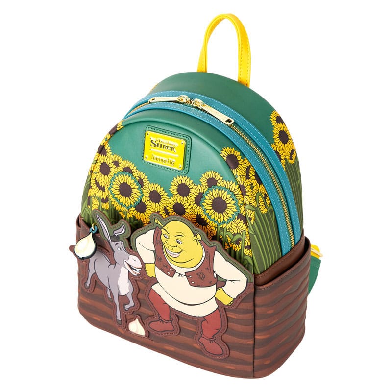 Dreamworks by Loungefly Mini Rucksack Shrek & Donkey Sunflower Field - Versand: 5-7 Tage nach Bestellung