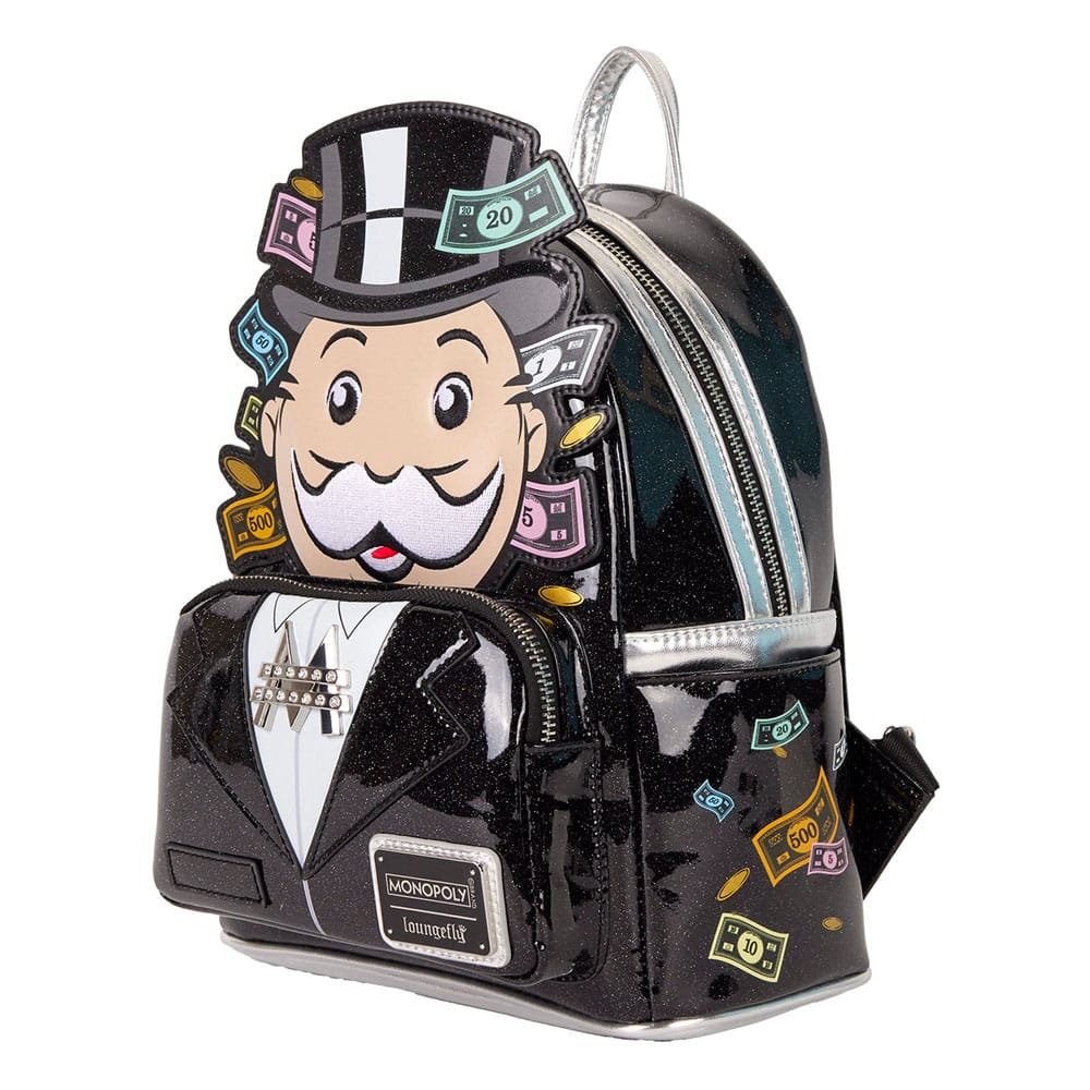 Hasbro by Loungefly Mini Rucksack Monopoly Pennybags - Versand: 5-7 Tage nach Bestellung