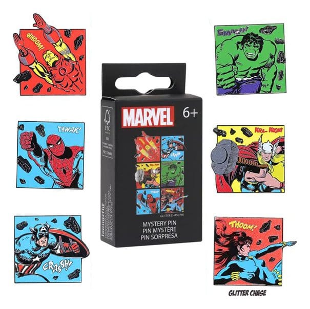 Marvel by Loungefly Ansteck-Pins Classic Avengers Blind Display (12) - Versand: 7 Tage nach Bestellung