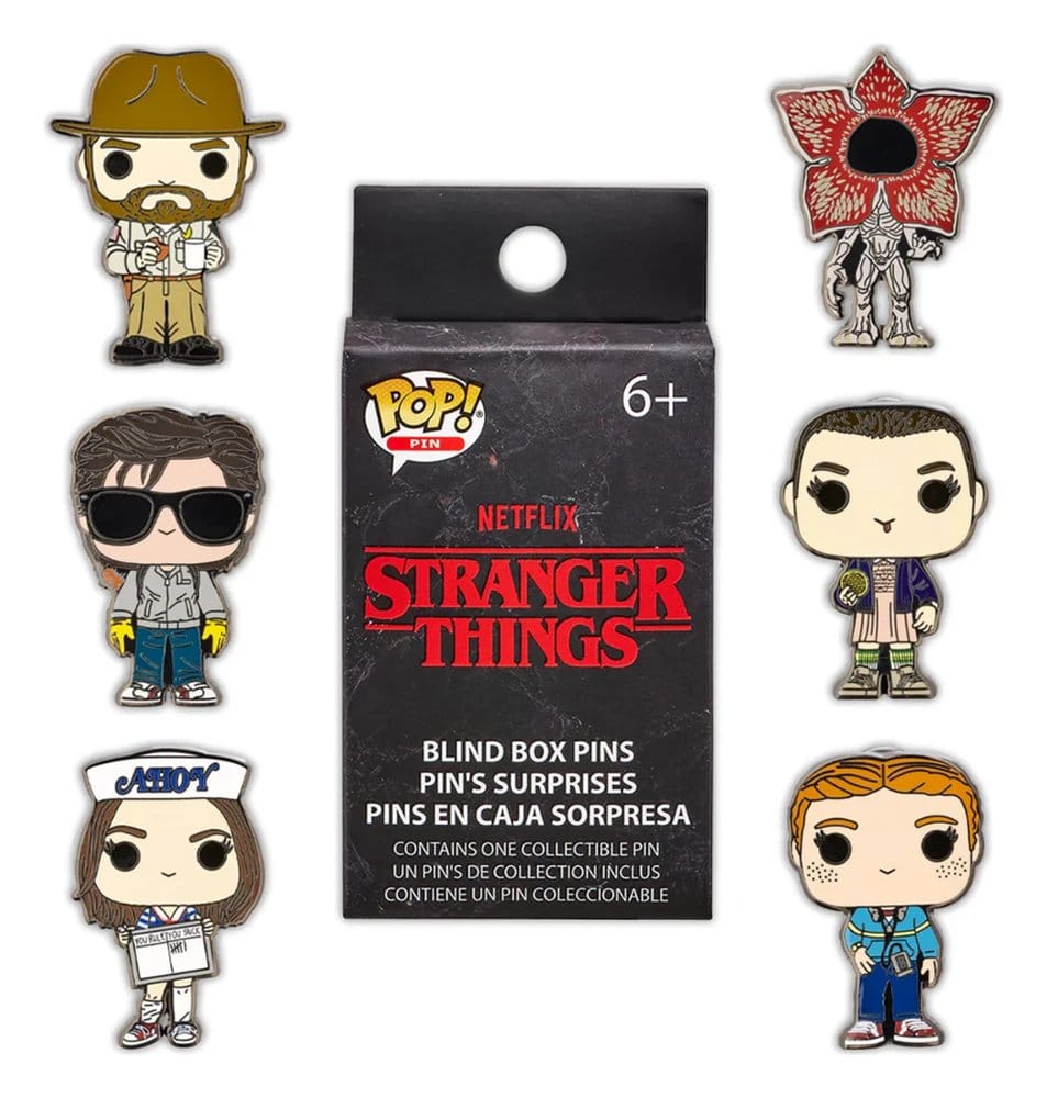 Stranger Things: Characters Blind Box Pin Set Display (12) - Preorder - ETA: 18.08.2026
