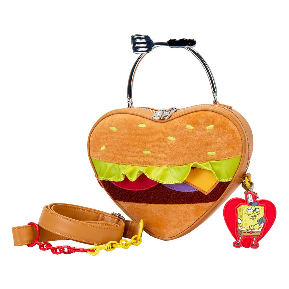 Nickelodeon by Loungefly Umhängetasche Spongebob Krabby Patty Plush - Versand: 5-7 Tage nach Bestellung