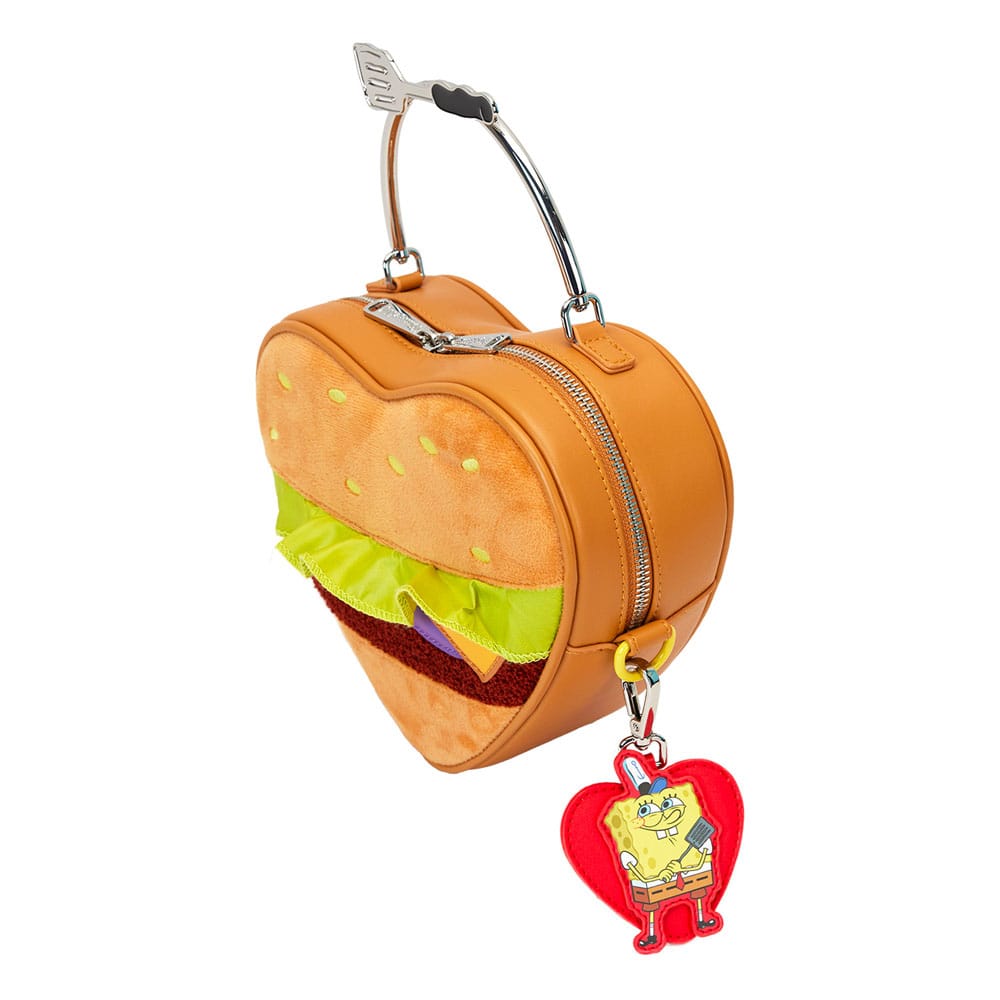Nickelodeon by Loungefly Umhängetasche Spongebob Krabby Patty Plush - Versand: 5-7 Tage nach Bestellung