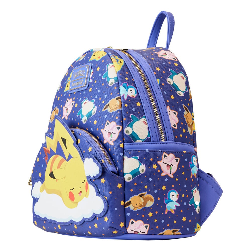 Pokemon by Loungefly Mini Rucksack Sleeping Pikachu and Friends - Versand: 5-7 Tage nach Bestellung