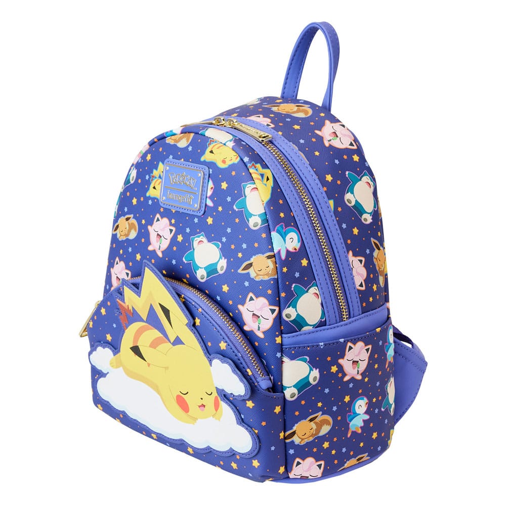 Pokemon by Loungefly Mini Rucksack Sleeping Pikachu and Friends - Versand: 5-7 Tage nach Bestellung