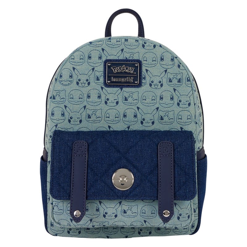 Pokemon by Loungefly Mini Rucksack Faux Denim - Versand: 5-7 Tage nach Bestellung